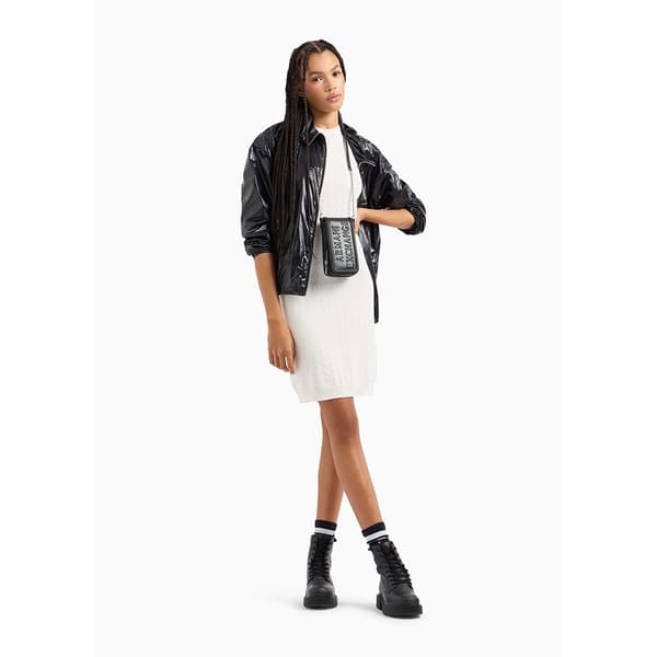 Armani Exchange 8nya9a_ymh6z ærmeløs Kjole Hvid XL Kvinde