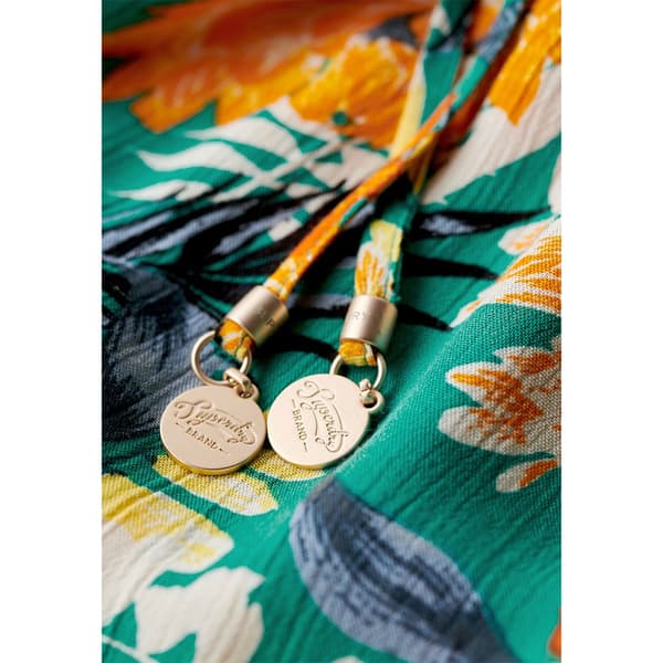 Superdry Beach ärmlös Kort Klänning Flerfärgad L Kvinna