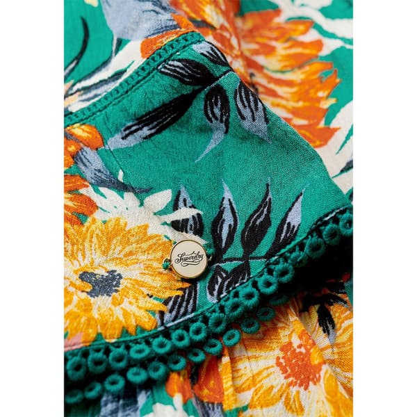 Superdry Beach ärmlös Kort Klänning Flerfärgad L Kvinna