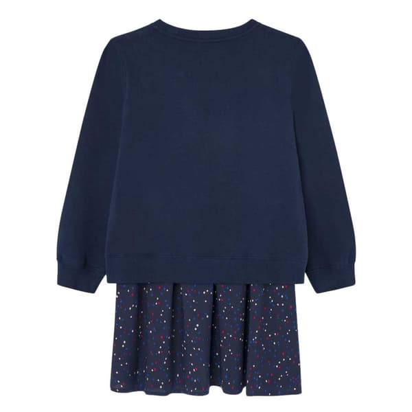 Pepe Jeans Pg951678 Pitkähihainen Mekko Sininen 12 Years Tyttö