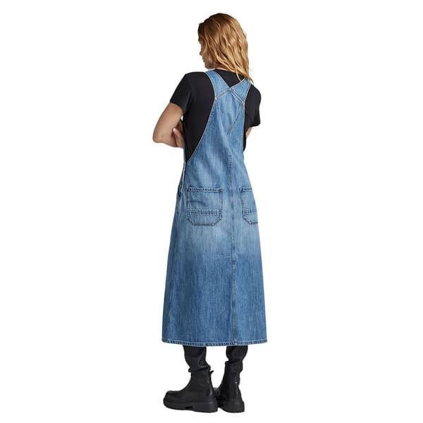 G-star Dungaree ærmeløs Kjole Blå XS Kvinde