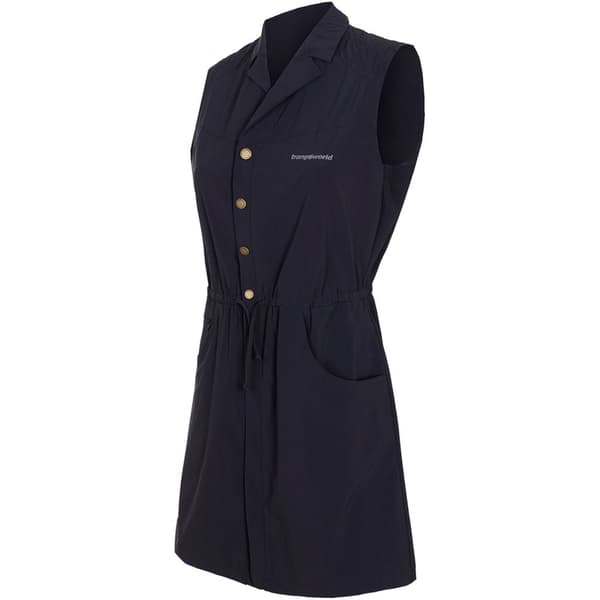 Trangoworld Cameros Kjole Sort XS Kvinde