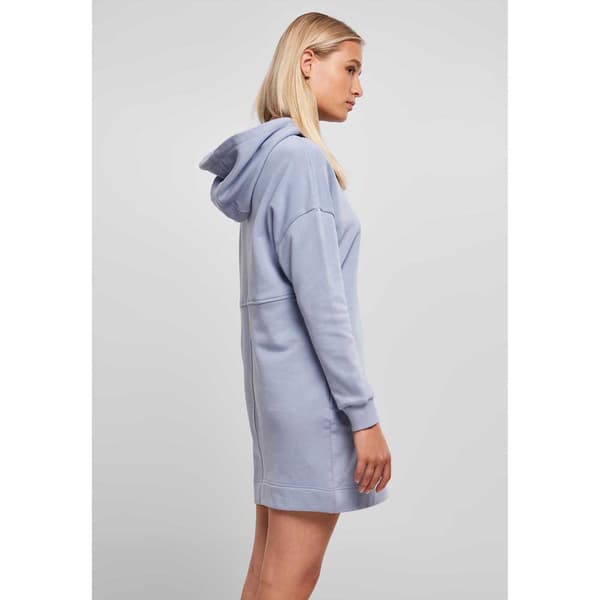 Urban Classics Organic Oversized Terry Langærmet Kort Kjole Blå S Kvinde