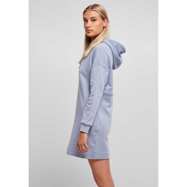 Urban Classics Organic Oversized Terry Langærmet Kort Kjole Blå S Kvinde