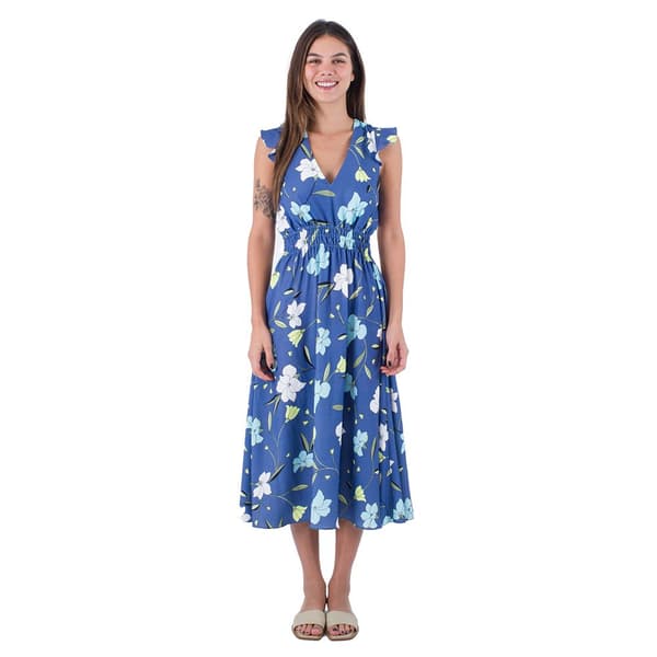 Hurley Poppy Maxi Klänning Blå XS Kvinna