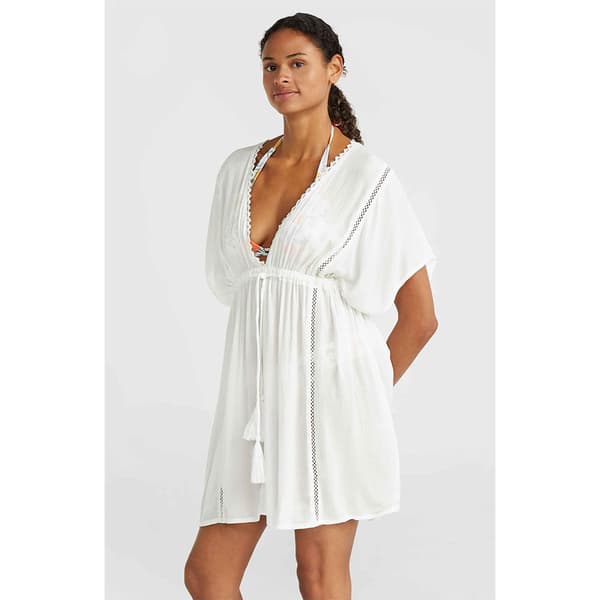 O´neill Essentials Mona Beach Cover Up Lyhythihainen Mekko Valkoinen S Nainen