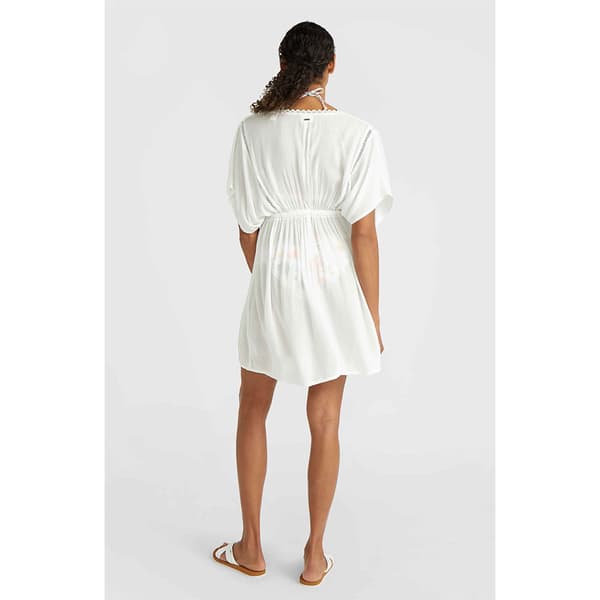 O´neill Essentials Mona Beach Cover Up Lyhythihainen Mekko Valkoinen S Nainen