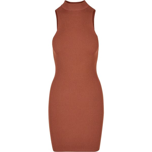 Urban Classics Cut Out ærmeløs Kort Kjole Brun 3XL Kvinde