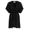 Miniatyrbillede 1 af 3: O´neill Essentials Mona Beach Cover Up Kortærmet Kjole Sort L Kvinde