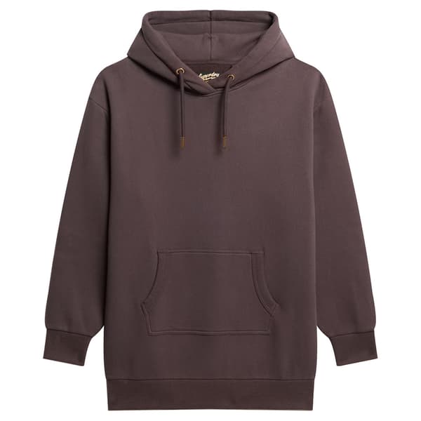 Superdry Tattoo Rhinestone Pitkähihainen Lyhyt Mekko Ruskea S-M Nainen