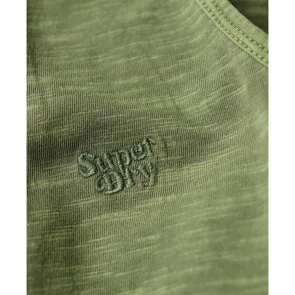 Superdry Beach ärmlös Midiklänning Grönt M Kvinna