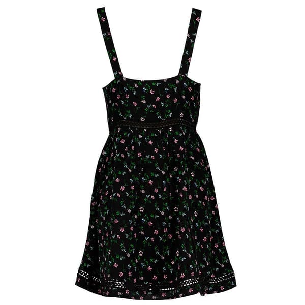 Superdry Lace Trim ärmlös Kort Klänning Grönt L Kvinna