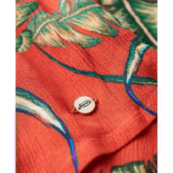 Superdry Smocked Midi Beach Pitkä Mekko Monivärinen L Nainen