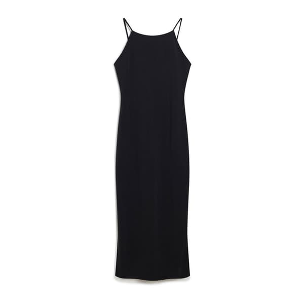 Superdry Lace Back ærmeløs Midikjole Sort XL Kvinde