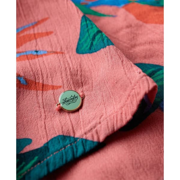 Superdry Printed Wrap Kortärmad Kort Klänning Flerfärgad 2XS Kvinna