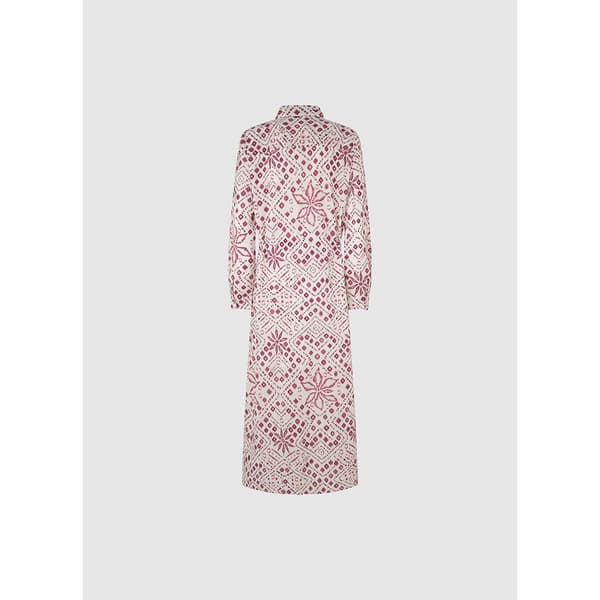 Pepe Jeans Paz Lang Kjole Med Lange ærmer Rosa S Kvinde