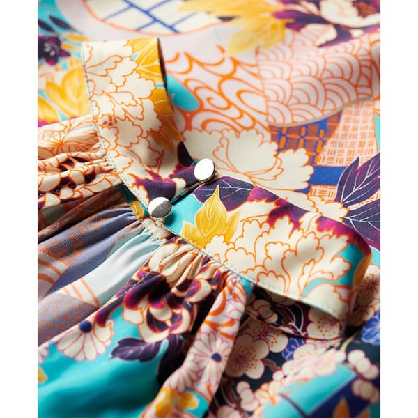 Superdry Printed ärmlös Kort Klänning Flerfärgad XS Kvinna