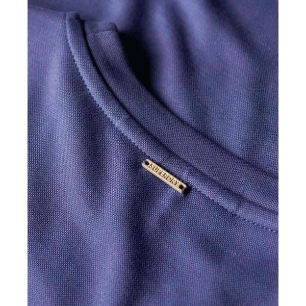 Superdry W8011613a Kortärmad Midi-klänning Blå S Kvinna