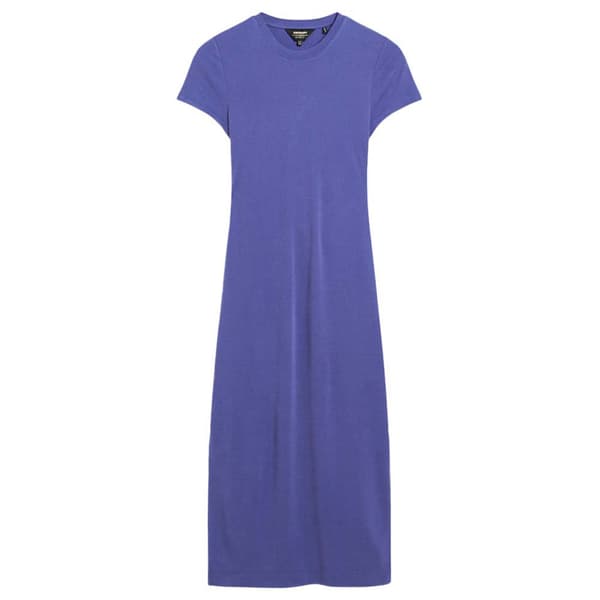 Superdry W8011613a Kortärmad Midi-klänning Blå S Kvinna