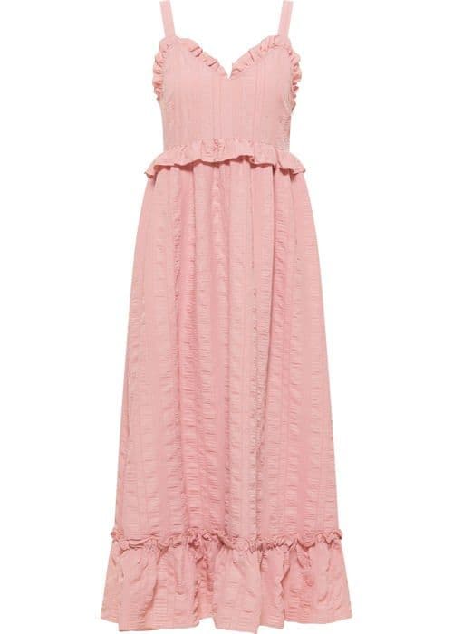 Izia Dress Maxiklänning, Rosa, XL Dam