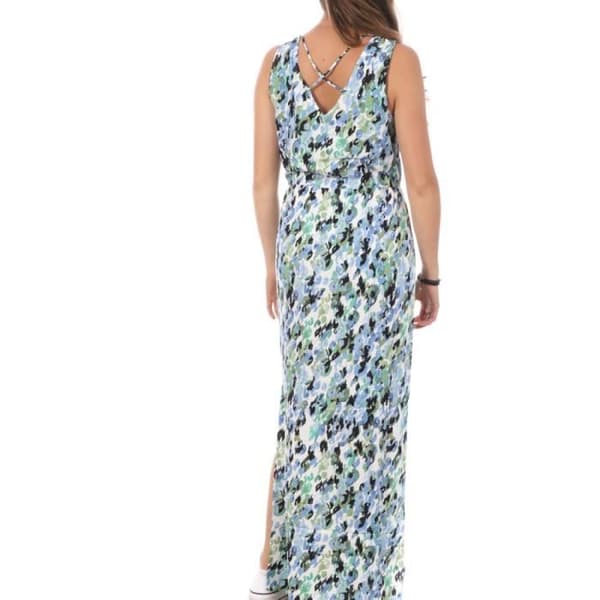 Lång Klänning - VERO MODA - 10286770 - V-ringning - Utan ärmar - 100% Viskos