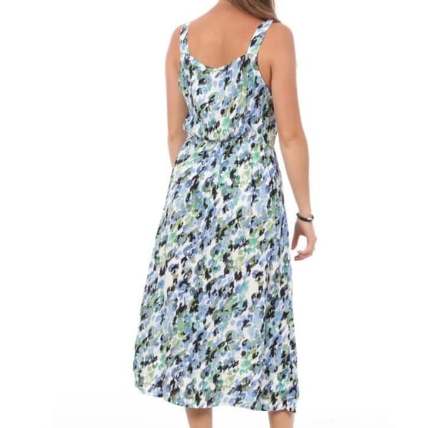 Robe - Vero Moda - Lätta Remmar - 100% Viskos - Utan Ärmar - V-ringad - Blommönster