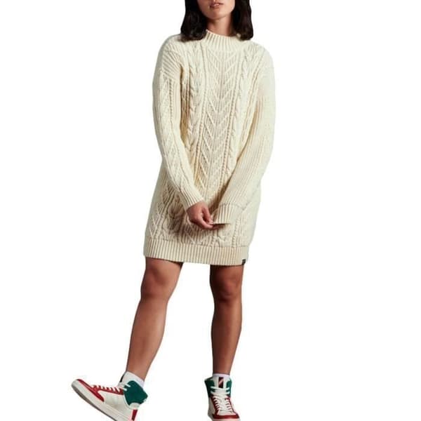 Robe Superdry Beige Florence för Kvinna