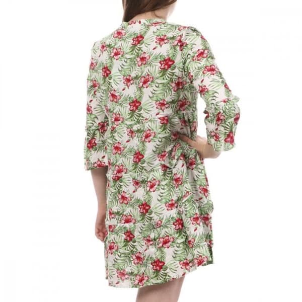 Vit/blommig klänning för kvinnor Vero Moda Easy