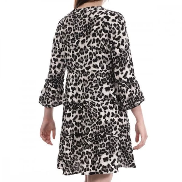 Grå Leopardklänning Dam Vero Moda Easy
