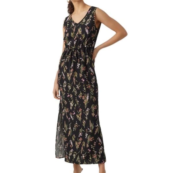 Lång Svart/Grön Klänning För Kvinna Vero Moda 10286770