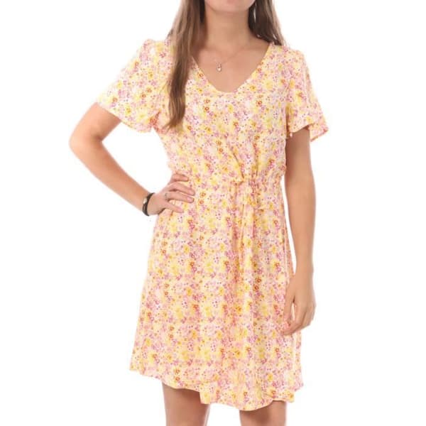 Klädern - Vero Moda - Lätt - Vit, Gul, Rosa - 100% Viskos - Korta Ärmar