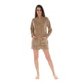 Miniatyrbild 1 av 2: Morgonrock - Christian Cane - Coline - Ljusbrun - Dam - 100% polyester fleece