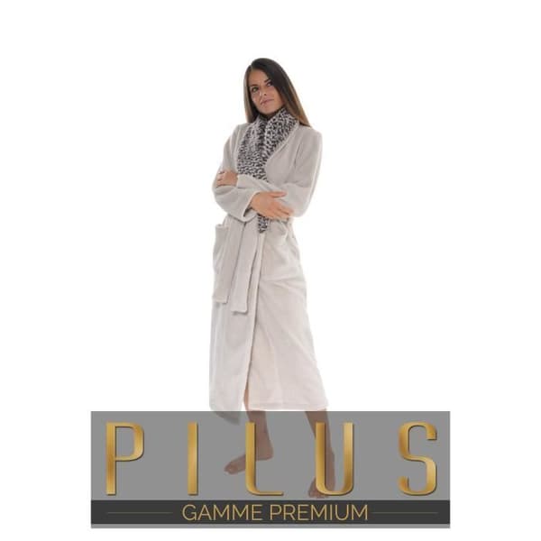 Morgonrock - PILUS - Kassy Morgonrock 383 - 100% polyester - färg beige - för vuxen kvinna