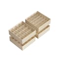 Miniatyrbillede 1 af 6: Undertøjsholder sæt med 4 med 80 rum sandbeige