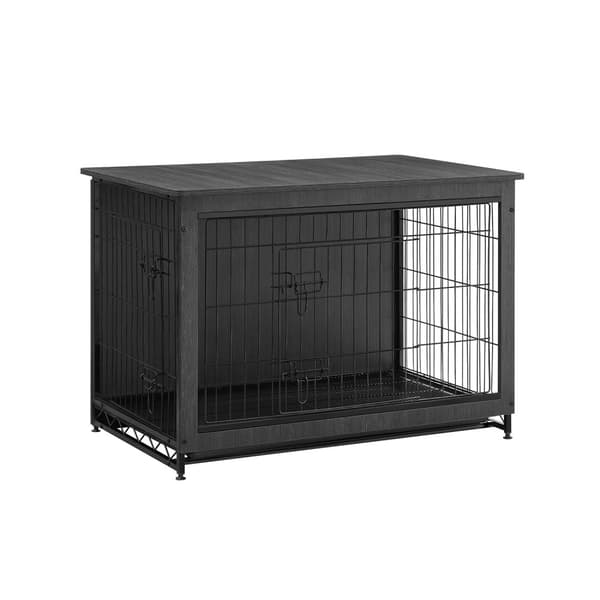 Hundbur med löstagbar bricka