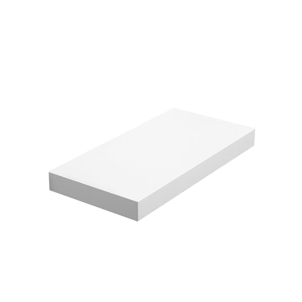 Kelluva hylly, seinähylly kirjoille, valokuville, keräilyesineille, seinään kiinnitettävä toimistohylly, 40 x 20 x 3,8 cm, MDF, olohuoneeseen, keitti