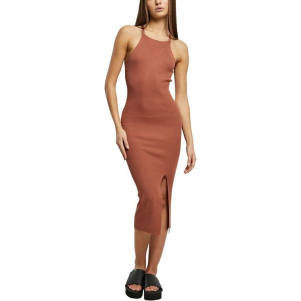 Urban Classics Damer - Midi Rib Stickad Morgonrock