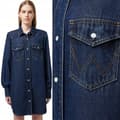 Pikkukuva 1 / 7: Wrangler PALLOONSLEEVE PAITAMEKO TUMMANSININEN FARKKUMEKO L