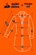 Miniatyrbillede 2 af 8: Wrangler A-LINE SKJORTEKJOLE Partners FLARED DENIMKJOLE S