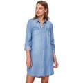 Miniatyrbild 1 av 3: Vero Moda Silla långärmad skjortklänning - Blå - Dam - Vuxen