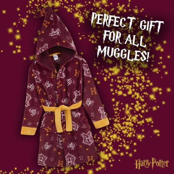 Robe Harry Potter Morgonrock Barn - Barnpiff i Fleece