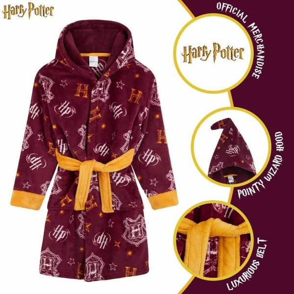 Robe Harry Potter Morgonrock Barn - Barnpiff i Fleece