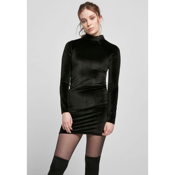 Klädsel - Urban Classics - Velour - Hög krage - Långa ärmar - Bekväm