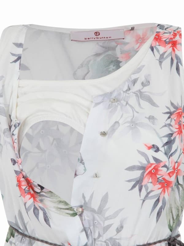 Naisten imetystunika harmaa Bellybutton Maternity