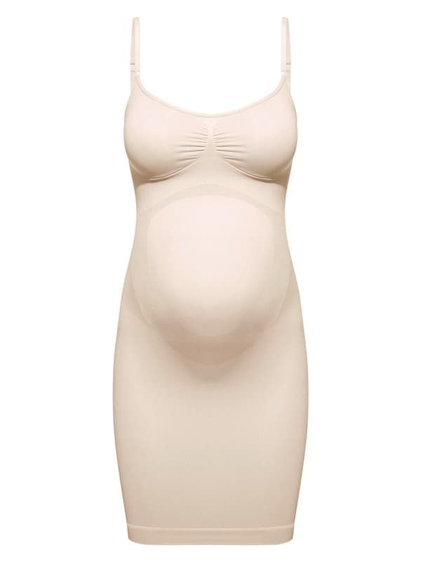 Istuva äitiysalushameen väri beige Bellybutton Maternity