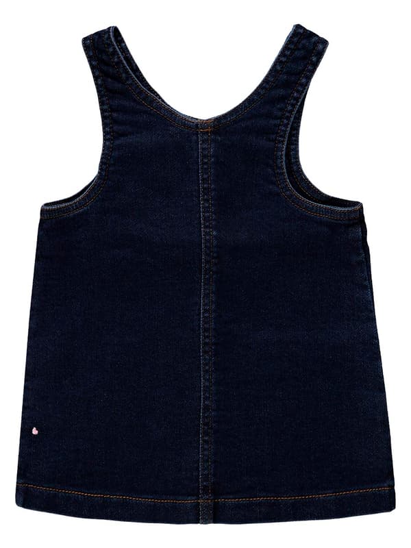 Piger denimkjole, marineblå, Kanz