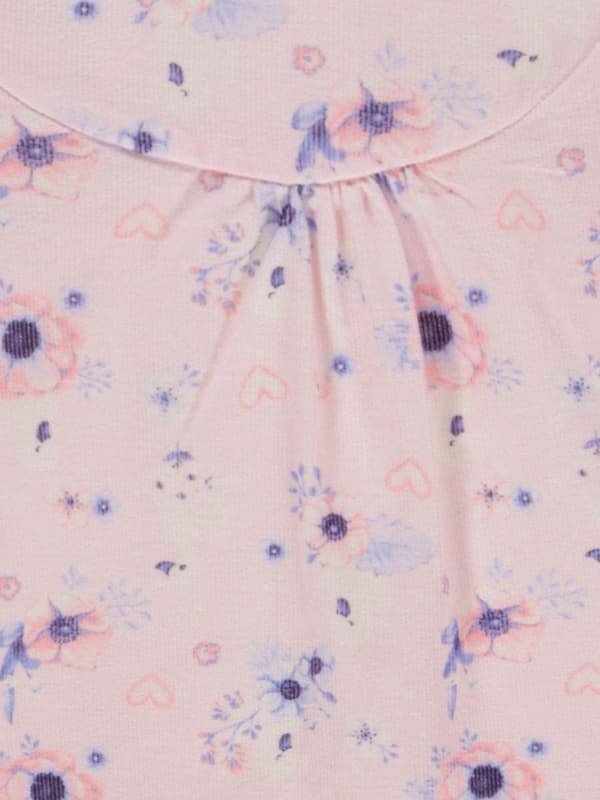 Girly Pink Blomsterbluse Kanz