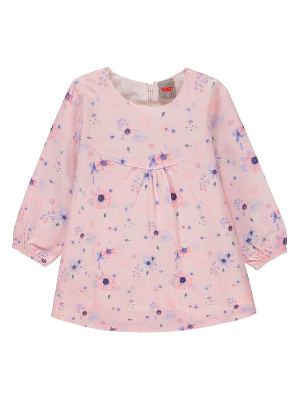 Girly Pink Blomsterbluse Kanz