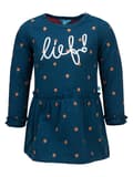 Pikkukuva 1 / 4: Lief-tyttöjen laivastonsininen pilkullinen mekko