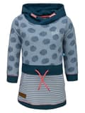 Pikkukuva 1 / 3: Tyttöjen sininen hupullinen mekko Lief